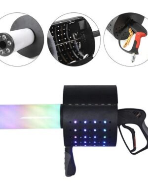 PISTOLA CO2 LED RGB CONFETTI