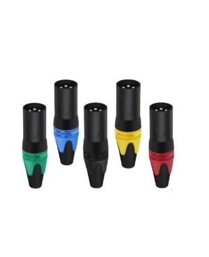 CONECTOR XLR MACHO  COLORES